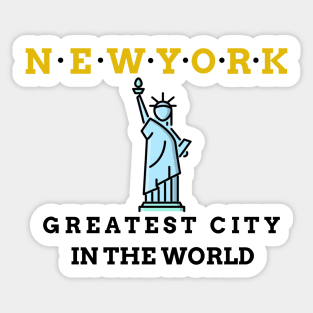 Hamilton New York Greatest City Sticker